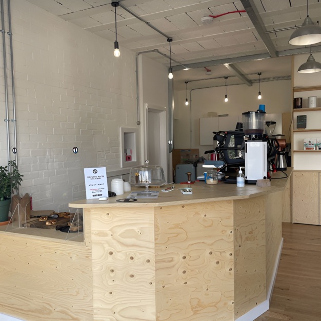 The café at Osney Mead, Oxford Eco Centre