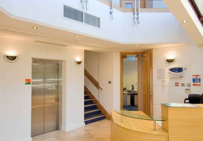 The reception at Sandy Lane West, Podium Space Ltd in Oxford