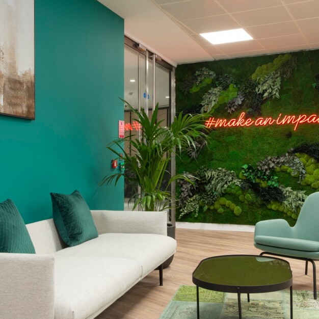 Breakout space for clients at Blagrave Street, Impact Working Limited in Reading