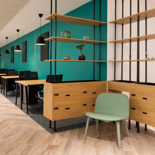 The communal space at Blagrave Street, Impact Working Limited in Reading