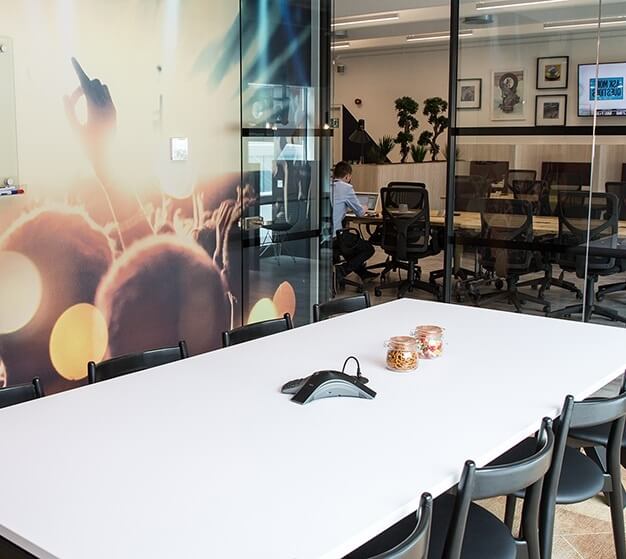 The meeting room at King's Road, Work.Life in Reading