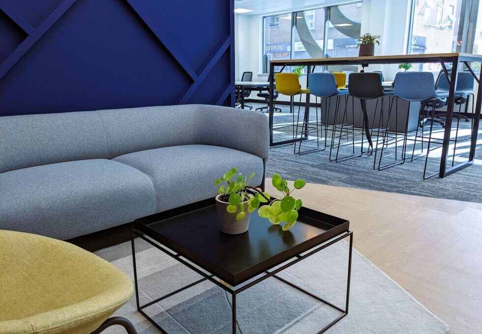 Breakout area at High Street, Biz Hub in Slough