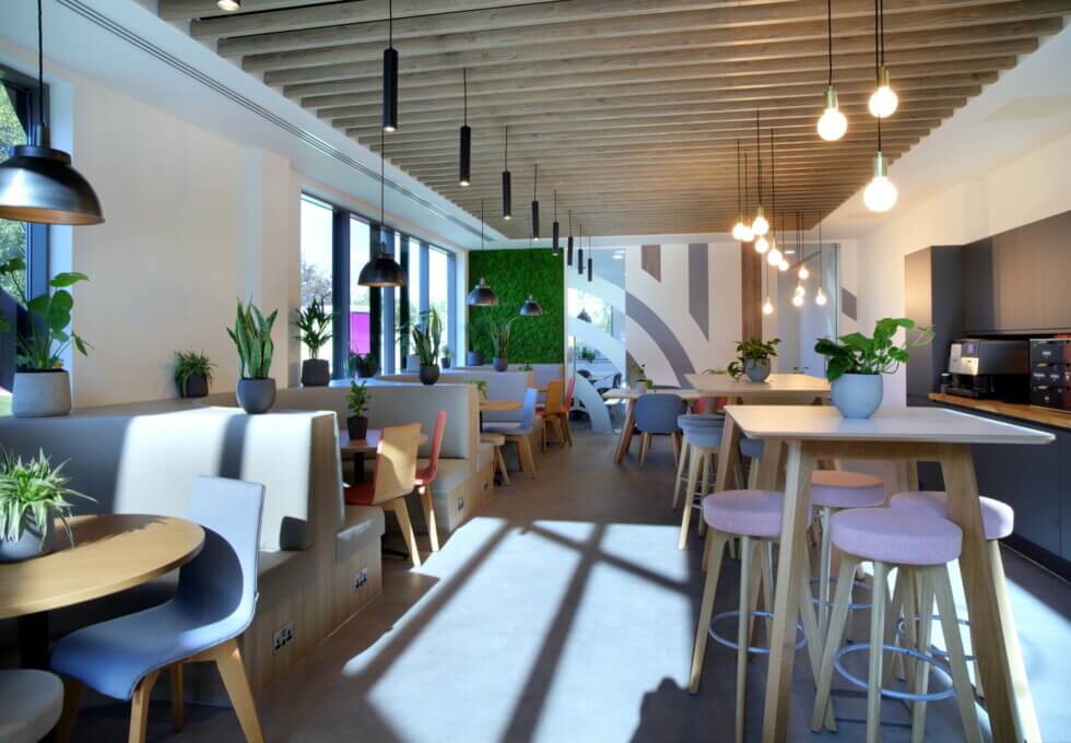 Breakout area in High Street, Slough, Biz Hub