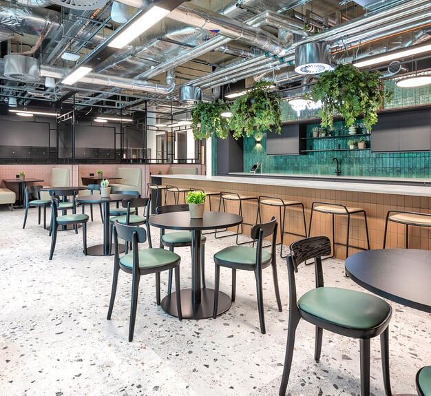 The breakout area in Riding Court Road, Villiers Serviced Offices, Slough