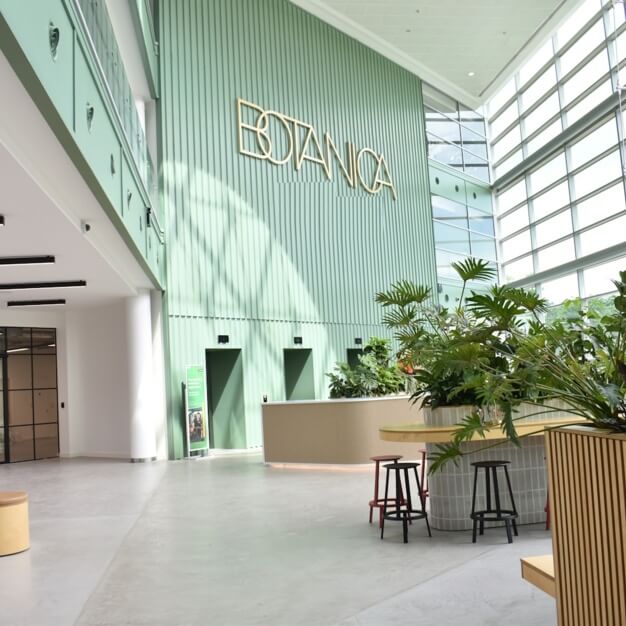 The reception at Riding Court Road, Villiers Serviced Offices in Slough