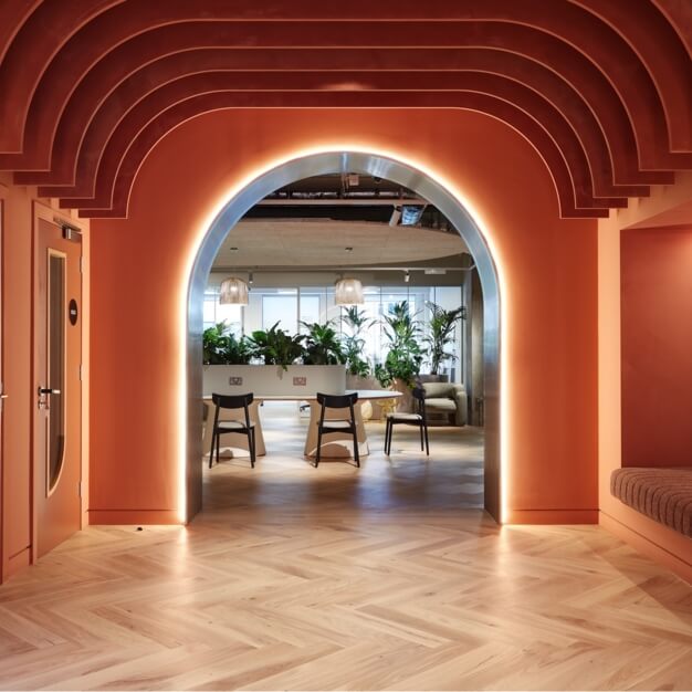 Foyer area at Grosvenor Square, Clockwise Limited in Southampton