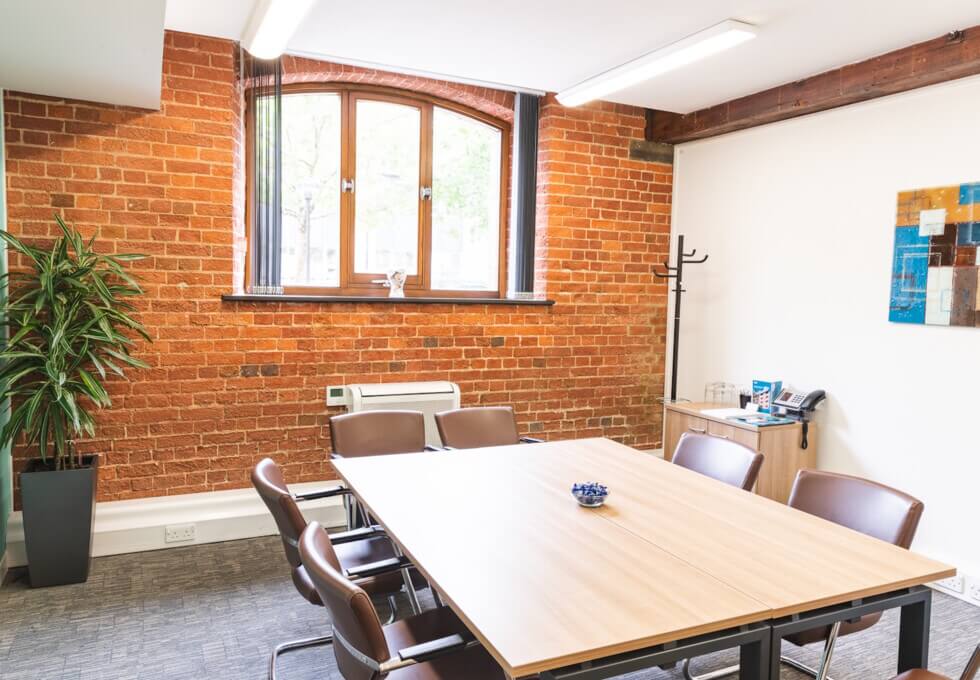 The meeting room at Ocean Village, UBC UK Ltd in Southampton