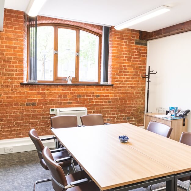 The meeting room at Ocean Village, UBC UK Ltd in Southampton