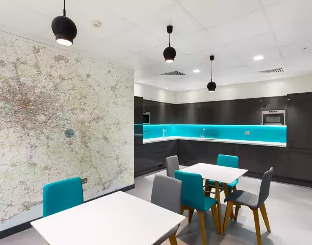 A breakout area in Church Street East, Workspace Group Plc, Woking