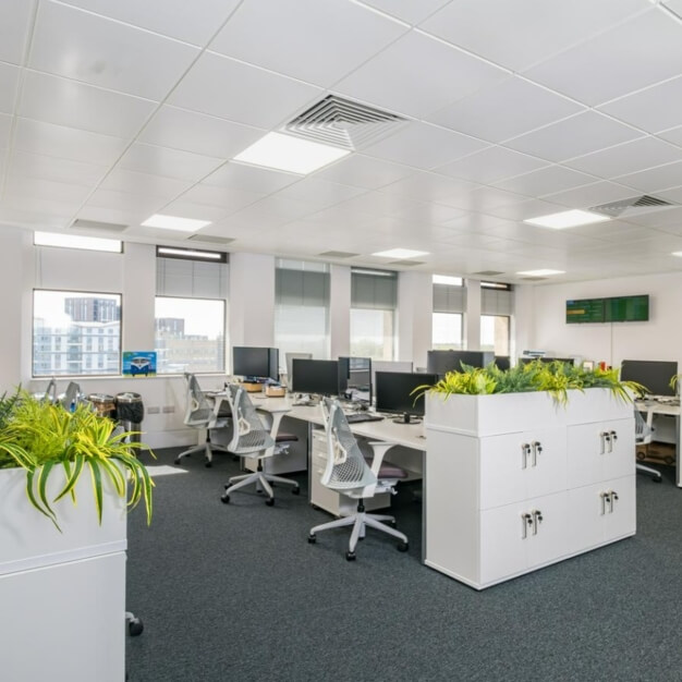 Dedicated workspace on Henry Plaza, Collaborate Industries Limited, Woking