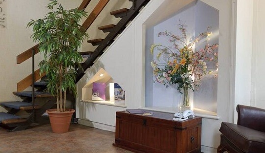 The reception at Wilson Road, Charwell House Ltd in Woking
