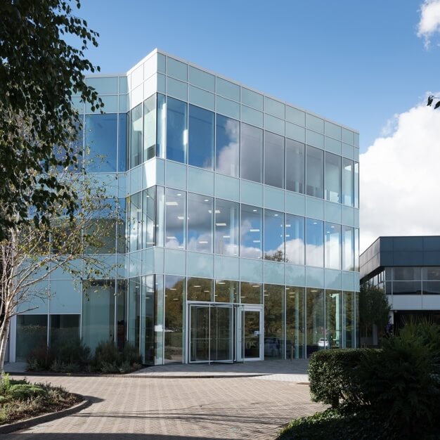 The building at Wharfedale Road, Regus in Wokingham