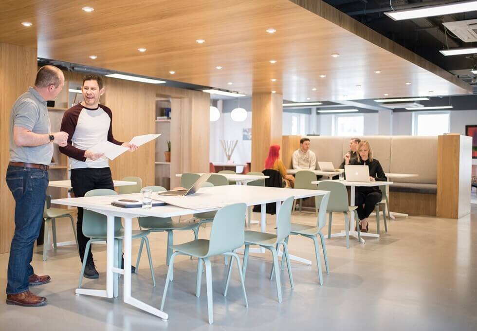 Breakout area at Upper Borough Walls, Regus in Bath