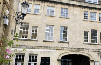 Building external for Queen Street, UBC UK Ltd, Bath