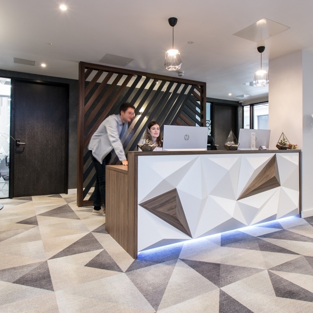 Reception area at Henry Street, Podium Space Ltd in Bath