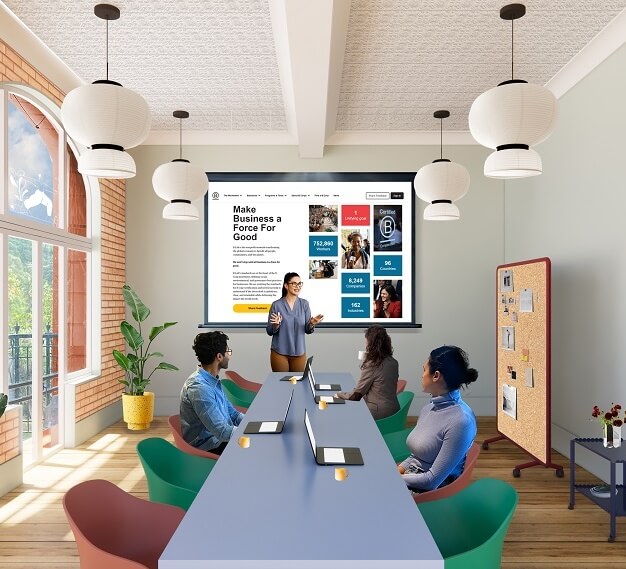 The meeting room at Commercial Road, Patch Places Ltd in Bournemouth