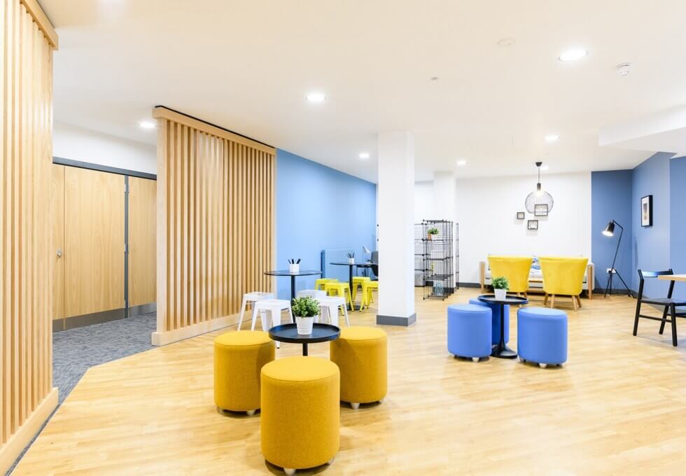 A breakout area in Great Park Road, Biz-Space, Bradley Stoke