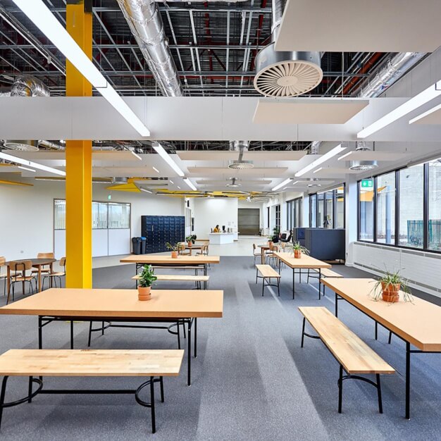 A breakout area in Filton Road, Oxford Innovation Ltd, Bristol
