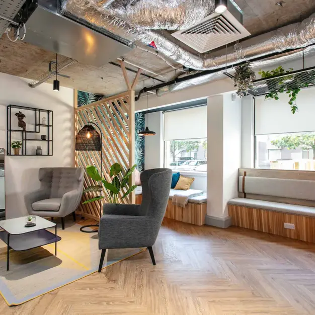 A breakout area in Victoria Street, Runway East, Bristol