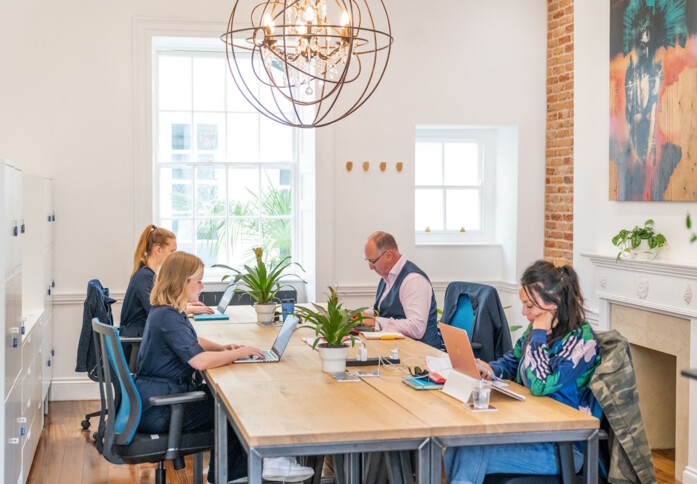 Communal Space at Berkeley Square, Square Works Ltd in Bristol
