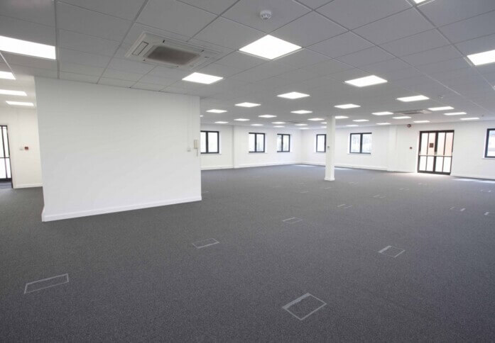 Dedicated workspace in West Point Row, City Business Centre, Bristol