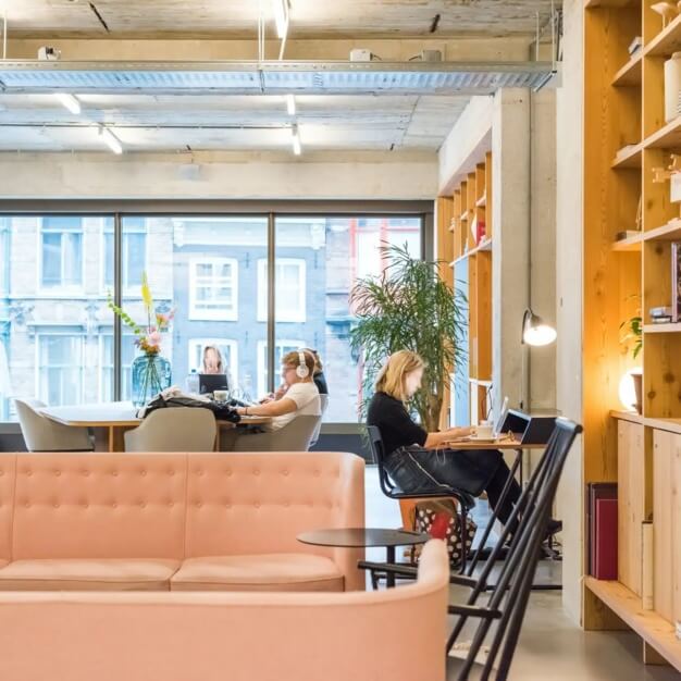 Enjoy the communal space in The Pithay, Regus in Bristol