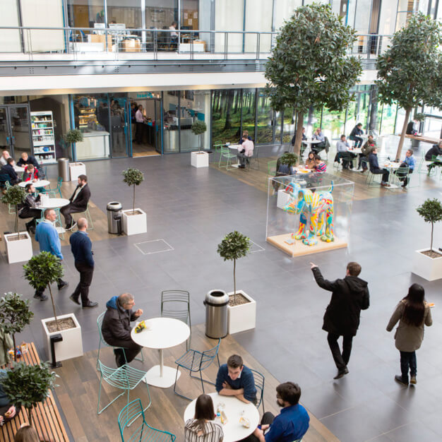 Foyer area at Aztec West, Citibase in Bristol