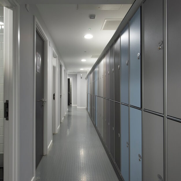Lockers in Bond Street, Impact Working Limited, Bristol