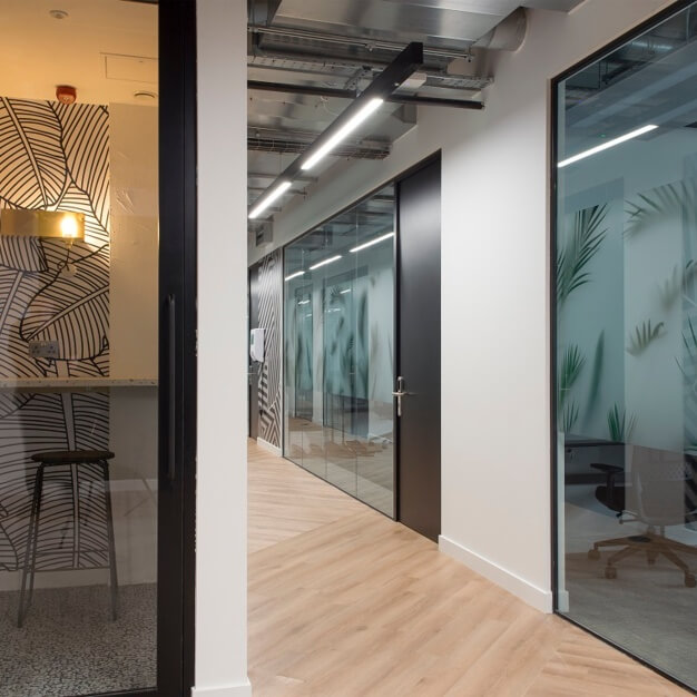 Phone booth at Bond Street, Impact Working Limited in Bristol