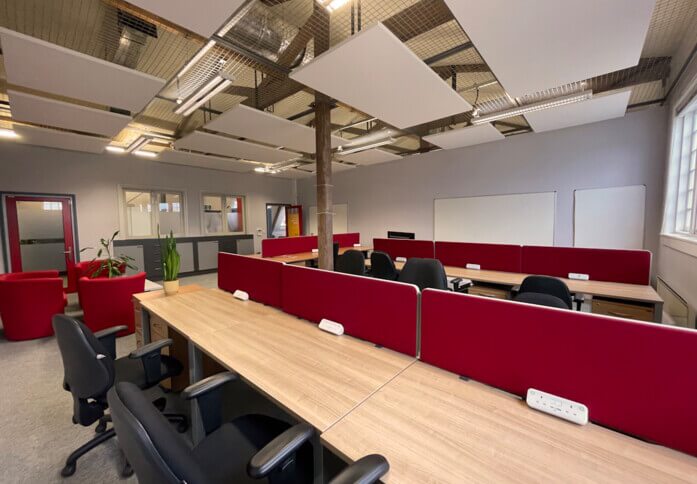 Private workspace in Station Approach, Engine Shed (Bristol)