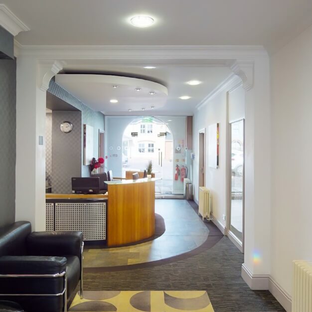Reception in Henbury Road, Rombourne Business Centres, Bristol