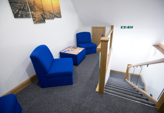 The hallway at Station Road, New World Business Centre in Bristol