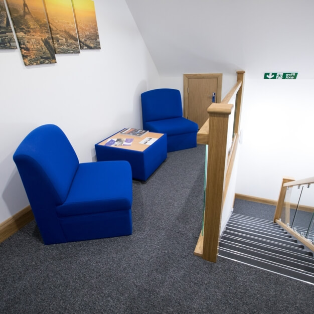 The hallway at Station Road, New World Business Centre in Bristol