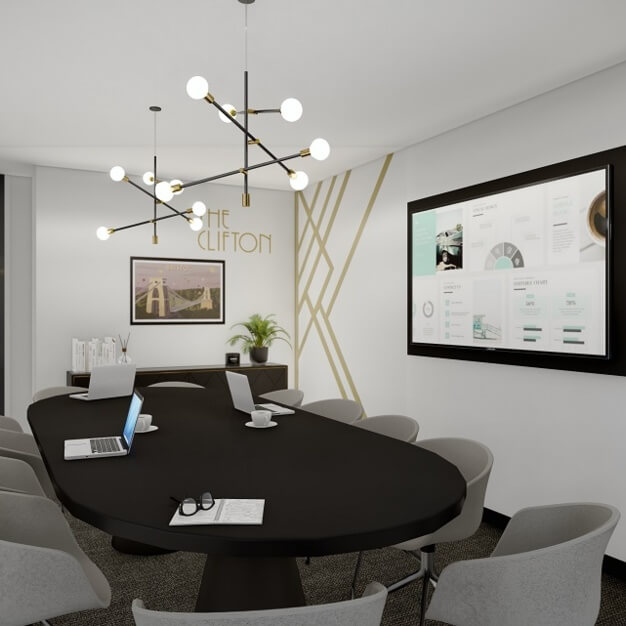 The meeting room at Colston Avenue, Orega in Bristol
