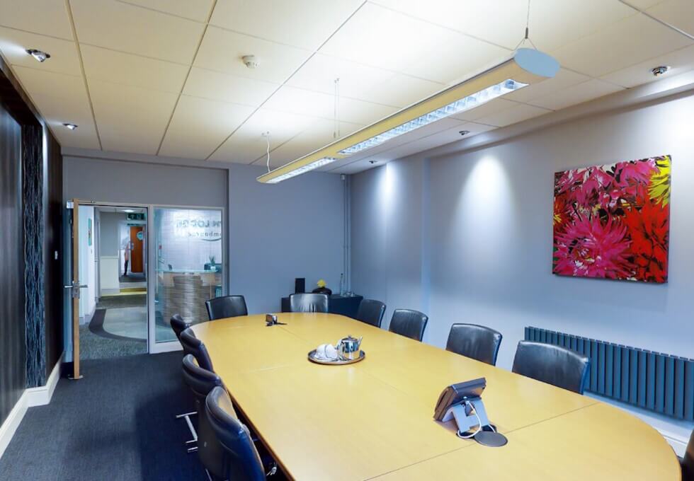 The meeting room at Henbury Road, Rombourne Business Centres in Bristol