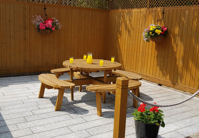 The outdoor area - Station Road, New World Business Centre in Bristol