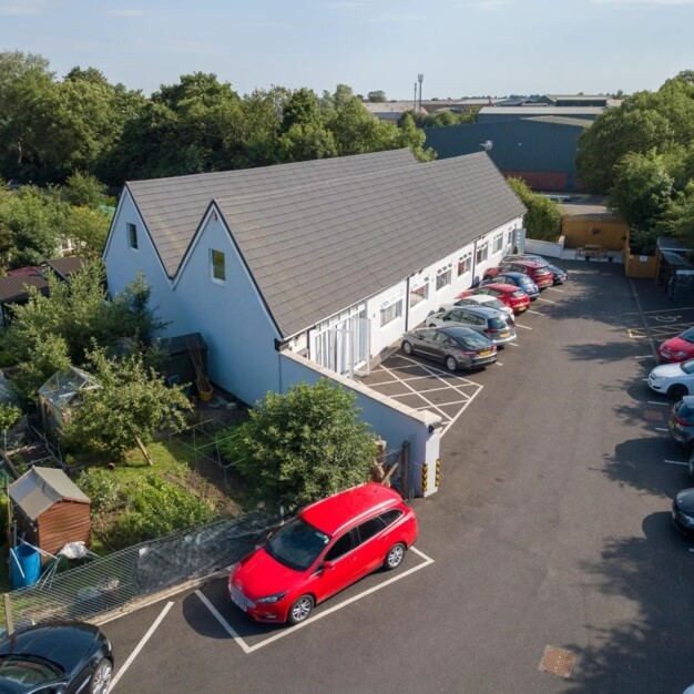 The parking at Station Road, New World Business Centre in Bristol