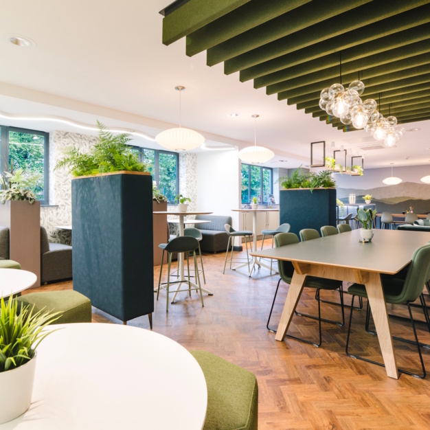 A breakout area in Hatherley Lane, Cheltenham (Pure Offices)