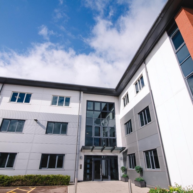 The building at Hatherley Lane, Pure Offices in Cheltenham