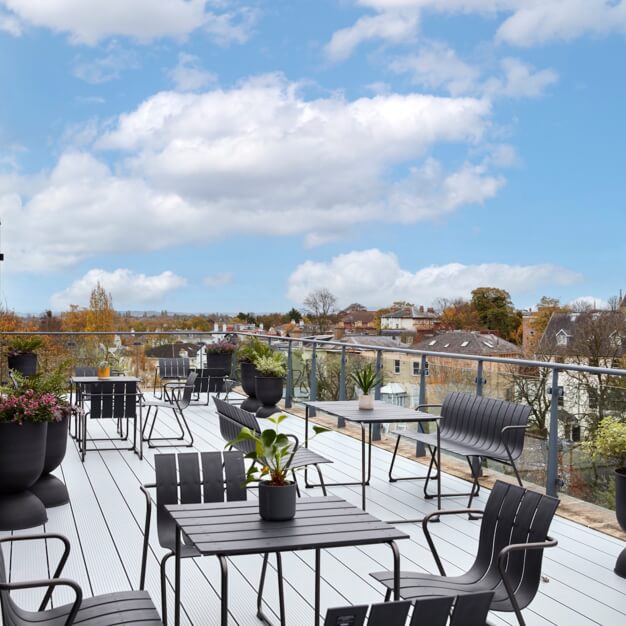 Use the roof terrace at Jessop Avenue, Clockwise Limited (Cheltenham)