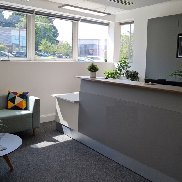 Reception at Methuen Park, Regus in Chippenham