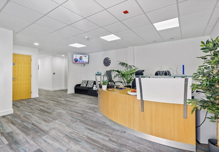 Reception in Tetbury Road, UBC UK Ltd, Cirencester