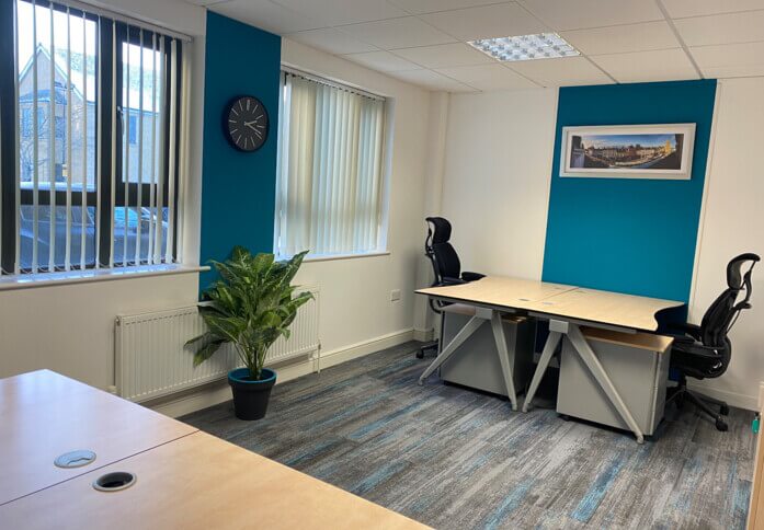 The communal space at Tetbury Road, UBC UK Ltd in Cirencester