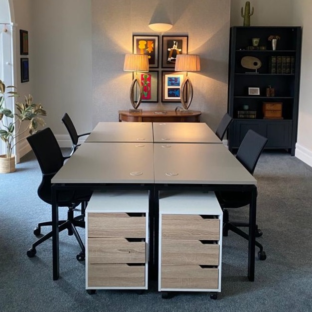 The communal space at Hill Road, Poulter Family Restorations Limited in Clevedon