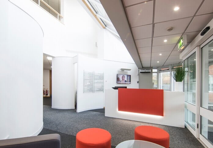 Reception at Emperor Way, Regus in Exeter