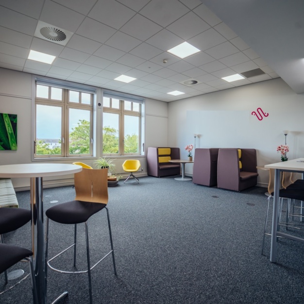 A breakout area in Southgate Street, FigFlex Offices Ltd, Gloucester