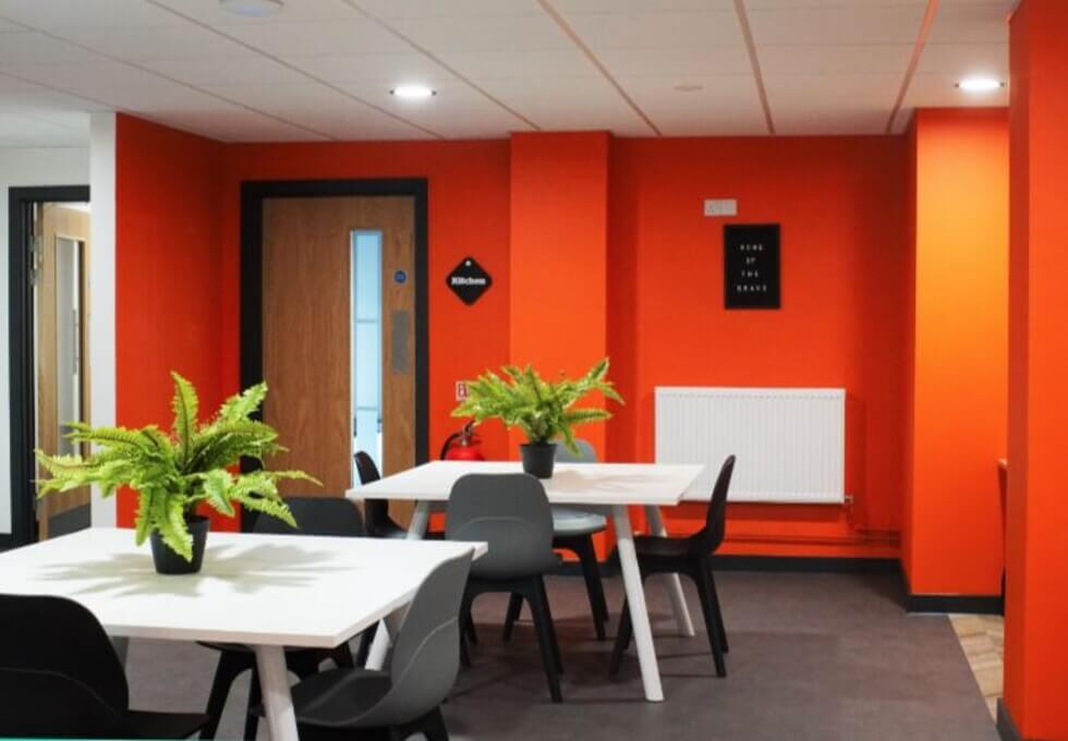 Breakout area at Corinium Avenue, Biz-Space in Gloucester