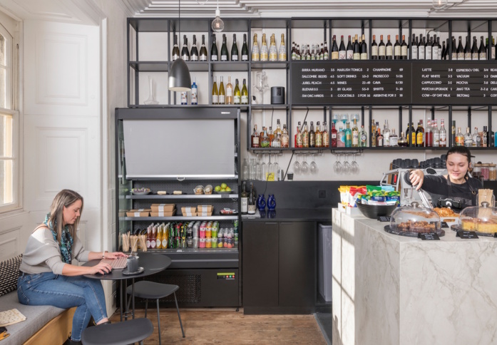 Café/restaurant within Royal William Yard, Block Workspace, Plymouth