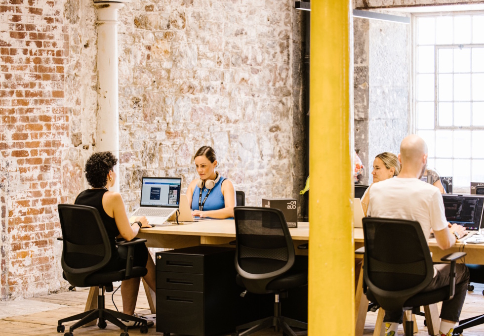Communal Space at Royal William Yard, Block Workspace in Plymouth
