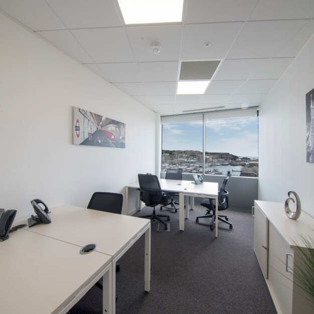 Dedicated workspace in North East Quay, Regus, Plymouth